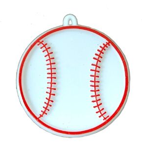Softball. Baseball. (White, 2 Piece Package)