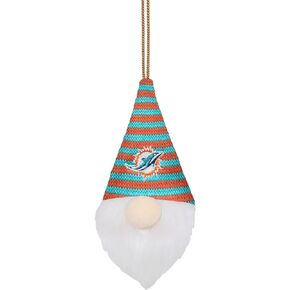 FOCO Miami Dolphins NFL Plush Gnome Ornament