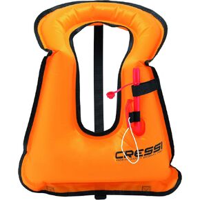 Cressi Snorkel Vest, Orange, Standard