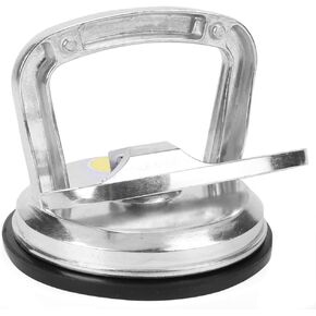 Glass Suction Cup 50KG Manual Suction Cup Vacuum Plate Handle Glass Holder Hooks Aluminum Alloy Single Claws Tiles Window Lifter Industrial Glass Sucker Carrier with for Glass Floor Ceramic Tiles