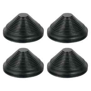 uxcell 4 Pcs Tower Shaped Grommet 110mm 4.33 Inch Drill Hole, Rubber Plugs Hole Grommets Protection Gasket Kit for Wire Cable Cord