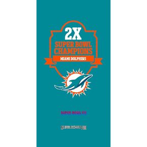 Northwest Pittsburgh Steelers NFL 6X Super Bowl Champions Beach Towel, 30 x 60 inches, Multicolored