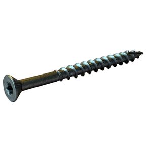 Small Parts 0632DTF17HC #6 x 2" 6 Lobe Flat Nibs Deck Screw Type 17 2/3 Thread Zinc Bake 1,000HR Salt Spray (Pack of 50)