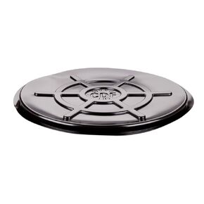 New Pig Polyethylene Snap-On Drum Lid | For 55 Gallon New Tight-Head Steel Drum | 23" Dia x 1" H | Black | Box of 25 | DRM146