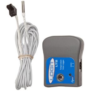Supco LT2 LOGiT Temperature Data Logger, 3" Length x 2-1/2" Width x 1-3/32" Height