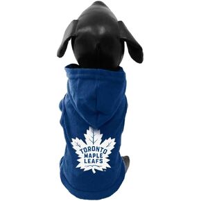 All Star Dogs NHL unisex NHL Toronto Maple Leafs Cotton Hooded Dog Shirt