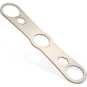 Multi -function Bottom Bracket Wrench,MTB Bottom Bracket Remove and Install Tool Suitable for BB wrench 39mm, 40.5mm, 44mm outer diameter with 16 Notches