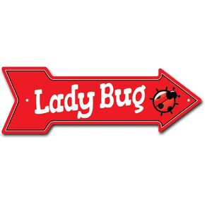 MightySkins Peel and Stick Art Removable Ladybug Decal Decor 24" Directional Sticker Vinyl Wall Decals