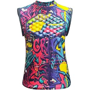 Youth Kids Baseball Chest Protector Shirt, Softball Heart Guard Sternum Protection Undershirt for Football, Lacrosse