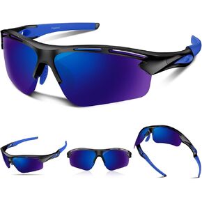 Polarized Sports Sunglasses for Men Women Youth Baseball Running Cycling Driving Fishing Tennis Golf Motor TAC UV400 TR90