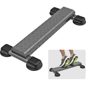 Steel Calf Raise Bar, Versatile Standing Calf Raise Machine, Wider Anti-Slip Solid Calf Block, Rounded Edge Design, Perfect for Calf Stretching, Squat, Foot Stretch, 800 lbs Capacity