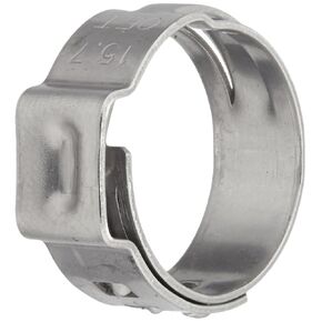 Oetiker 16700016 Stepless Ear Clamp, One Ear, Clamp ID Range 13.2 mm (Closed) - 15.7 mm (Open) (Pack of 25)