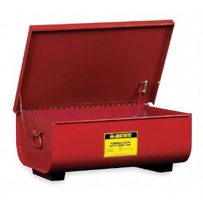 Justrite 27311 18-Gauge Coated Steel Bench Top Rinse Tank, 11 Gallon Capacity, 24" Length x 16" Width x 8-3/4" Depth