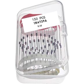 1N4739A, 1N4739a, 9.1V 1N4739A, 9.1V 1N4739a, 1N4739A 9.1V, 1N4739A Diode, Axial Diodes 1 Watt 9.1 Volt 9.1V (150 Pcs) in Kuwait