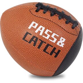 KUYOTQ PassCatch Training Football Peewee Size (Ages 3-9) Football for Kids & Toddler Enhance Passing Catching Skills Precision All-Weather Performance, Ideal (Without Pump)