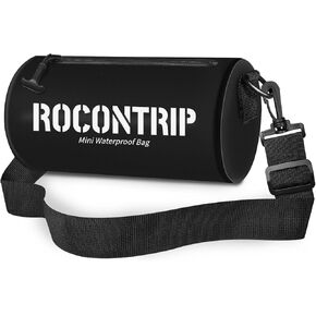 ROCONTRIP Crossbody Waterproof Bag IPX8 Dry Bag With Airtight Zipper Dry Sacks lightweight Portable Swimming Bag For Swimming Kayaking Camping Boating Rafting Fishing Travelling Snorkeling