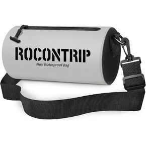 ROCONTRIP حقيبة كروس مضادة للماء IPX8 حقيبة جافة مع سحاب محكم الأكياس الجافة خفيفة الوزن حقيبة سباحة محمولة للسباحة والتجديف والتخييم والقوارب والتجديف وصيد الأسماك والسفر والغطس