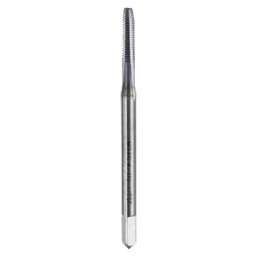 HARFINGTON M2x0.4 Metric Thread Tap 6542 Cobalt High-Speed Steel TiCN Coated Plug Tap Left Hand 3 Straight Flutes Screw Threading Hand Tap