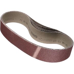 5pcs Sanding Belts - [ 2" x 27" 100 Grit ] Sandpaper Belt Strip Sander Paper for Wood Paint Sanding Metal Polishing