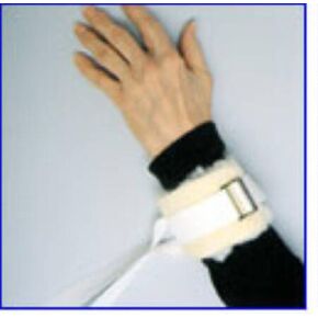 Skil-Care Sheepskin Limb Holder, 1 Pair - Additional Comfort for Wheelchair or Geri-Chair Patients. Wheelchair Cushions and Accessories. 306010