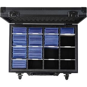 D DACCKIT Toploader Storage Box with Card Dividers for 540 3" x 4" 35pt Rigid Card Holders for Trading Cards & Sports Cards Compatible with Top Loaders & Magnetic Card Holders - Model A-540