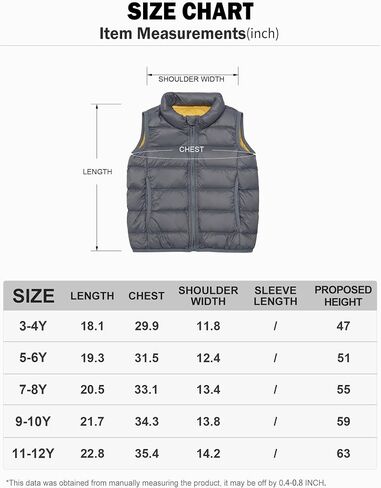 solomate Boys Winter Down Vest Puffy Stand-up Collar Light Children's Jacket in Saudi Arabia