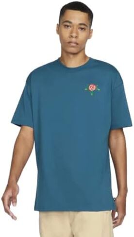 Nike SB Mosaic Roses Tee (as1, Alpha, xx_l, Regular, Regular, Turquoise) in Saudi Arabia