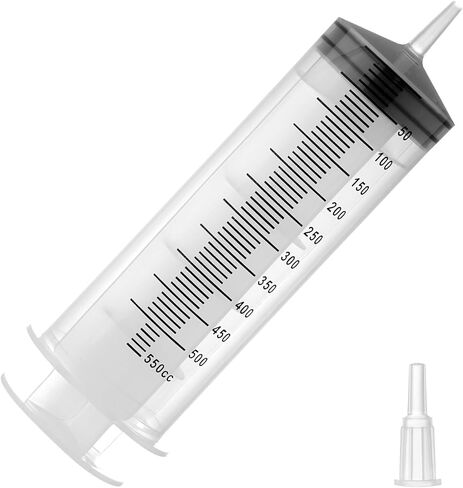 60ml Syringe with Cap, Syringes without Needle for Liquid, Scientific Labs, Measurement, Pet Feeding ,Ink Refilling ,Oil or Glue Applicator (3 Pack) in Saudi Arabia