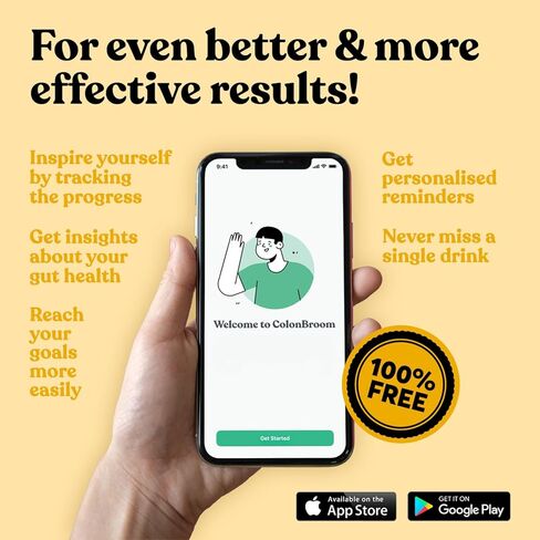 مسحوق قشر سيلليوم من كولونبروم (فواكه استوائية، 120 حصة) - تطهير القولون لتخفيف الانتفاخ وصحة الأمعاء - مشروب مسحوق ألياف مكنسة القولون - مكمل مسحوق ألياف نباتي وخالي من الغلوتين in Kuwait