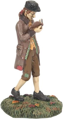 Department 56 Snow Village Halloween Accessories Sleepy Hollow Ichabod Crane Figurine, 3.7 Inch, Multicolor in Saudi Arabia