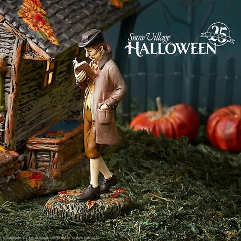 Department 56 Snow Village Halloween Accessories Sleepy Hollow Ichabod Crane Figurine, 3.7 Inch, Multicolor in Saudi Arabia