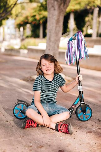 Rainbow Bike Streamers Holiday Bike Handlebar Tassels Colorful Bicycle Streamer Tassels for Bicycle Ornaments in Saudi Arabia