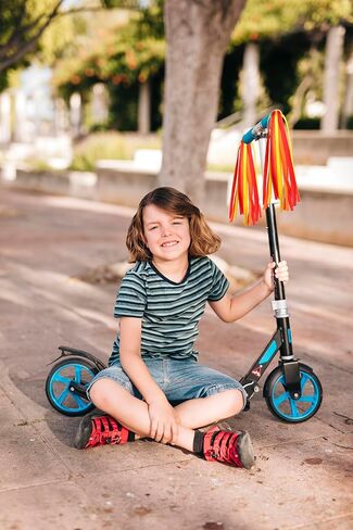 Rainbow Bike Streamers Holiday Bike Handlebar Tassels Colorful Bicycle Streamer Tassels for Bicycle Ornaments in Saudi Arabia