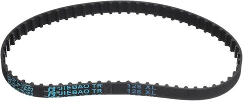 uxcell 126XL 037 Timing Belt 63 Teeth Rubber Geared Cogged Belt, 0.37" Width, 0.20" Pitch Synchronous Timing Belt in Saudi Arabia