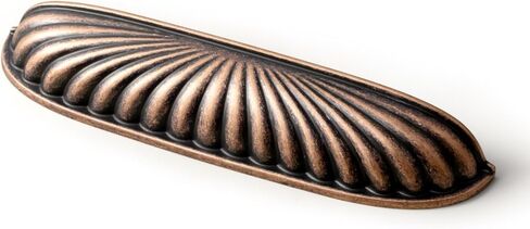 Goo-Ki 5''Hole Centers Antique Copper Cabinet Pulls,Accessible Luxury Zinc Alloy Din Cup Cabinet Pulls with Retro Style,6 Pack in Saudi Arabia