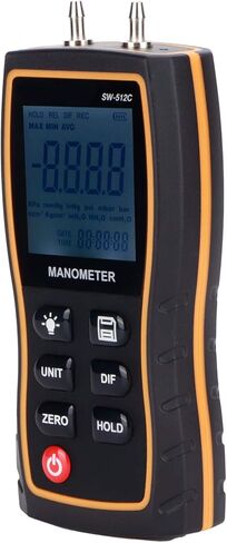 FTVOGUE Digital Differential Manometer Handheld Air Gas Pressure Gauge ±103.42KPA,Paint Coating and Wall Treatment in Saudi Arabia
