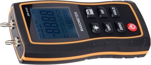FTVOGUE Digital Differential Manometer Handheld Air Gas Pressure Gauge ±103.42KPA,Paint Coating and Wall Treatment in Saudi Arabia