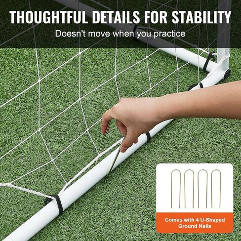 VEVOR Soccer Rebounder Net,Iron Soccer Training Equipment, Sports Football Rebounder Wall,Perfect for Backyard Practicing, Solo Training, Passing in Saudi Arabia