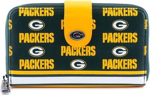 Loungefly NFL: محفظة مطبوعة بالكامل بشعار Green Bay Packers in Saudi Arabia