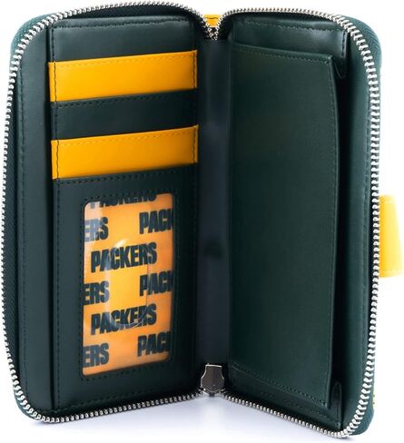 Loungefly NFL: محفظة مطبوعة بالكامل بشعار Green Bay Packers in Saudi Arabia