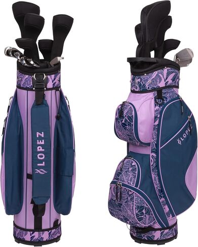 Ashley 18PC Complete Golf Clubs, Cart Bag Package Set in Saudi Arabia