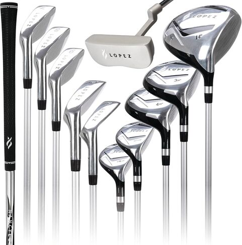 Ashley 18PC Complete Golf Clubs, Cart Bag Package Set in Saudi Arabia