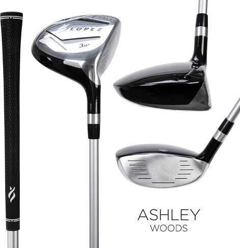 Ashley 18PC Complete Golf Clubs, Cart Bag Package Set in Saudi Arabia