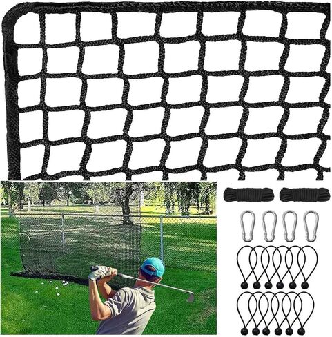 Golf Hitting Netting with Rope - Golf Netting 10FT/15FT Sports Netting for Backyard Barrier Golf Practice Netting for Garage Golf Ball Netting in Saudi Arabia