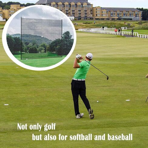 Golf Hitting Netting with Rope - Golf Netting 10FT/15FT Sports Netting for Backyard Barrier Golf Practice Netting for Garage Golf Ball Netting in Saudi Arabia