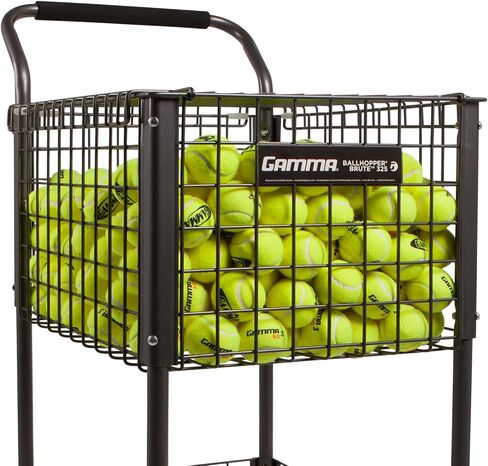 GAMMA Sports Brute 325، تحمل 325 كرة تنس، عربة تعليمية متميزة، معدات رياضية فريدة من نوعها، سعة كرة كبيرة، شديدة التحمل، ملحقات تدريب مثالية in Kuwait
