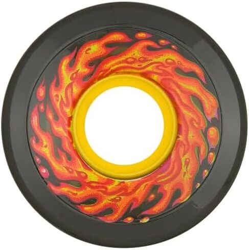 54.5mm Flame Mini OG Slime Trans Black 78a Wheels in Saudi Arabia
