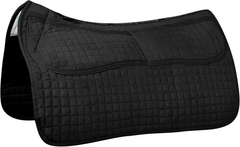 Harrison Howard Diamond Quilted Western Saddle Pad Adjustable Foam Inserts and 4 Pockets Horse Riding Pad with Added Cushioning and Comfort in Saudi Arabia