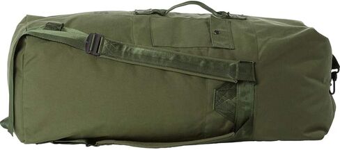US Army GI Genuine Military Issue Duffle Bag Cordura Nylon 2 Carrying Straps Backpack Sea Bag Bug out Bag Olive Drab (OD Green) in Saudi Arabia