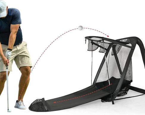 Golf Chipping Net 4 in 1 Pop Up Golf Net for Backyard Indoor/Outdoor Use - Golf Practice Net Improve Short Game and Swing Accessories Great Gifts for Dad, Men, Women |Automatic Return Golf| in Saudi Arabia